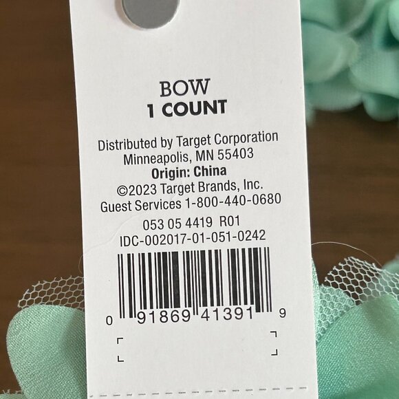 Six (6) Sew-on Bows Spritz for Target MSRP $12 - Picture 2 of 2